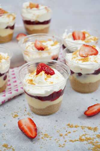 Easy Strawberry Pie Filling Parfait Cups
