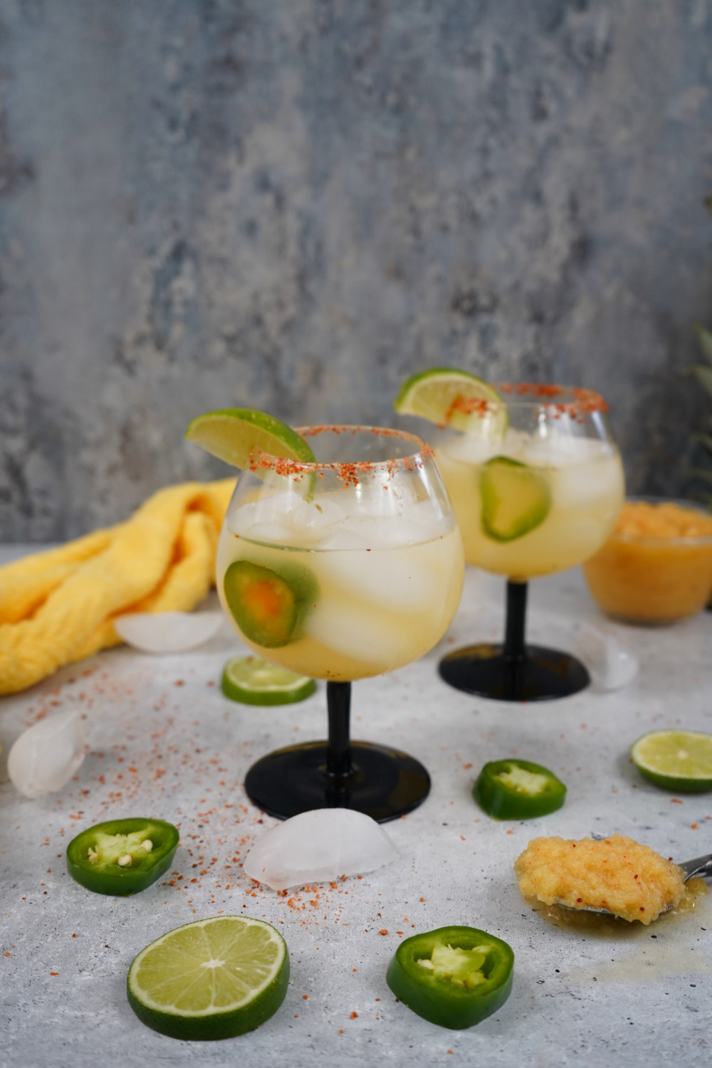 Spicy Smoked Pineapple Margarita