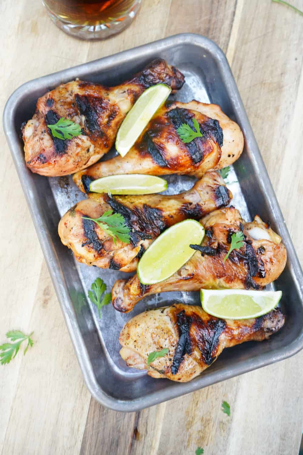 Juicy Tequila Lime Grilled Chicken Drumsticks
