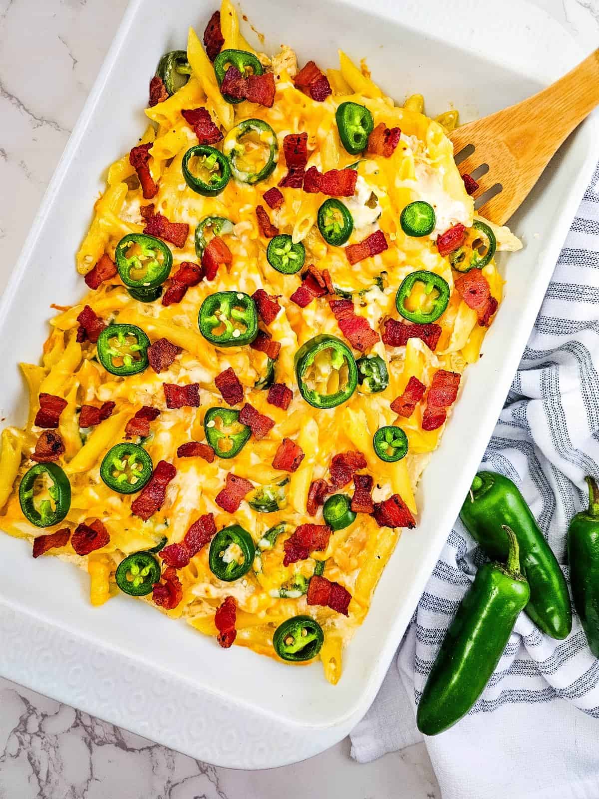 Jalapeno Popper Smoked Chicken Pasta