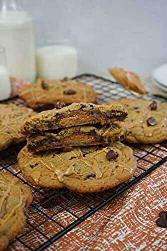 Peanut Butter Cup Stuffed Cookies