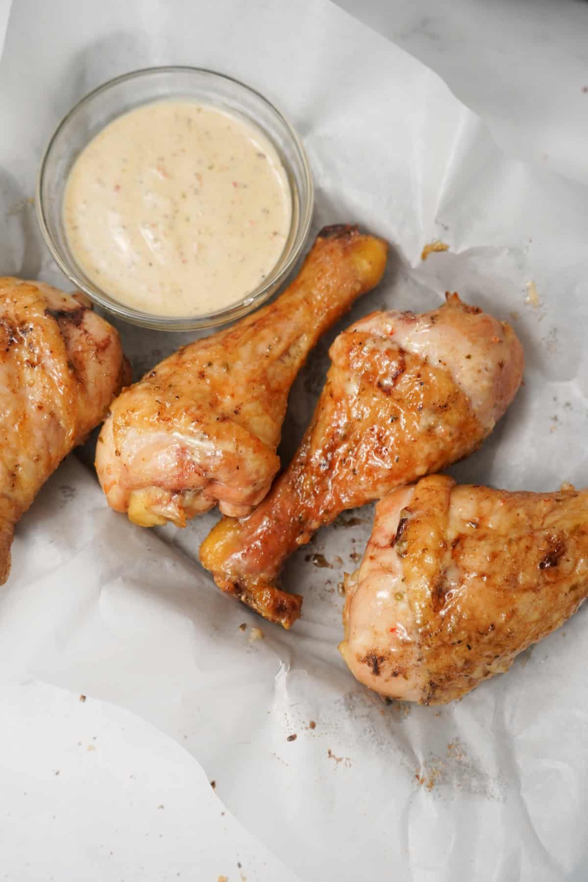 Parmesan Garlic Smoked Chicken Legs