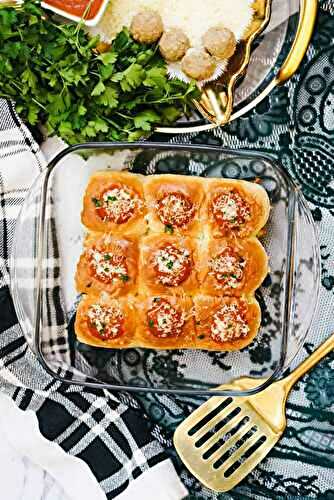 Pull Apart Smoked Meatball Sliders (or oven)