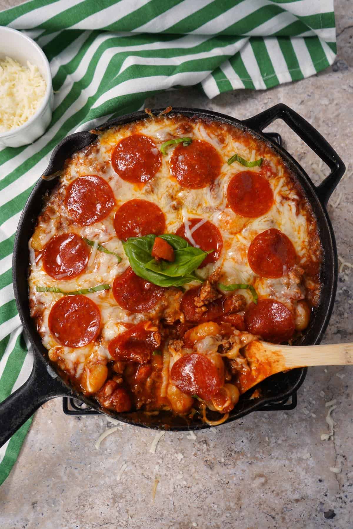 Easy Cheesy Pizza Gnocchi