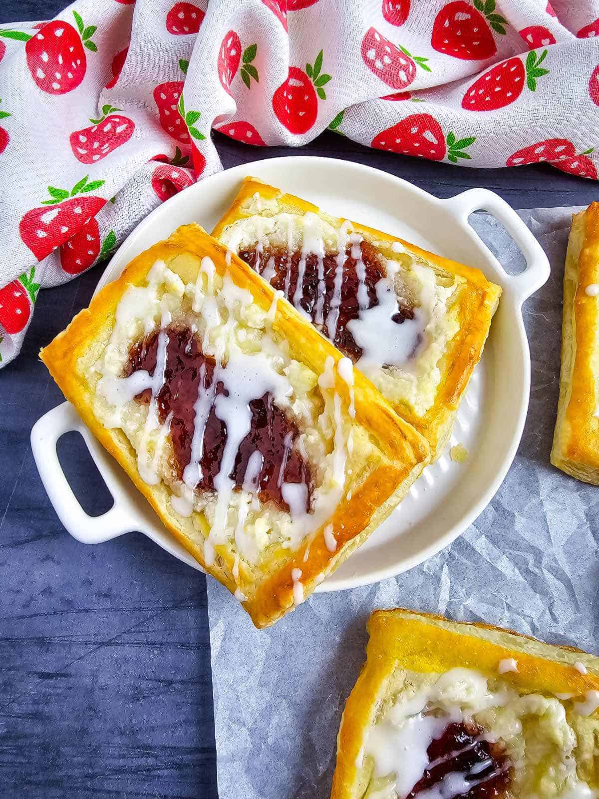 Strawberry Cheesecake Danish