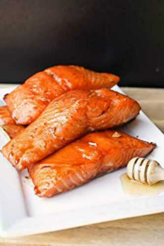 Simply Smoked Salmon with a Hot Honey Garlic Glaze