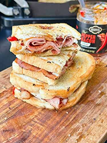 Bacon Jam Ham Sandwiches (Blackstone or Stove top)