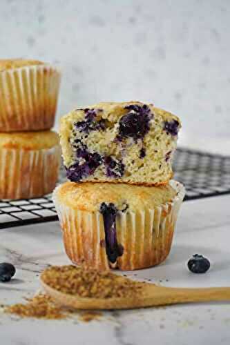 Easy Cake Mix Blueberry Muffins
