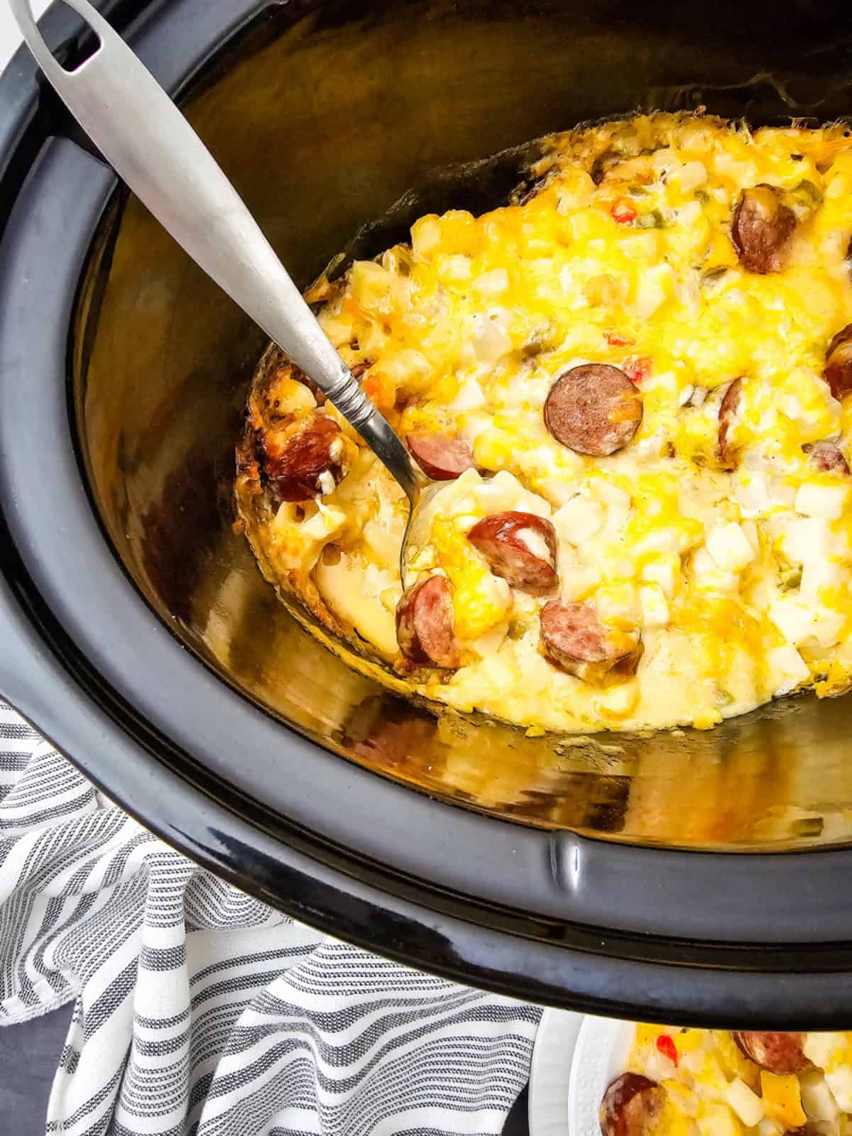 Slow Cooker Sausage and Potatoes