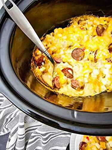 Slow Cooker Sausage and Potatoes