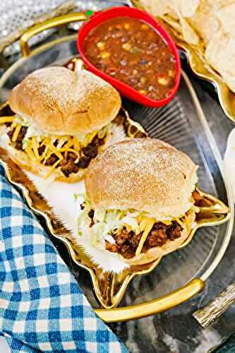 Easy Taco Sloppy Joes