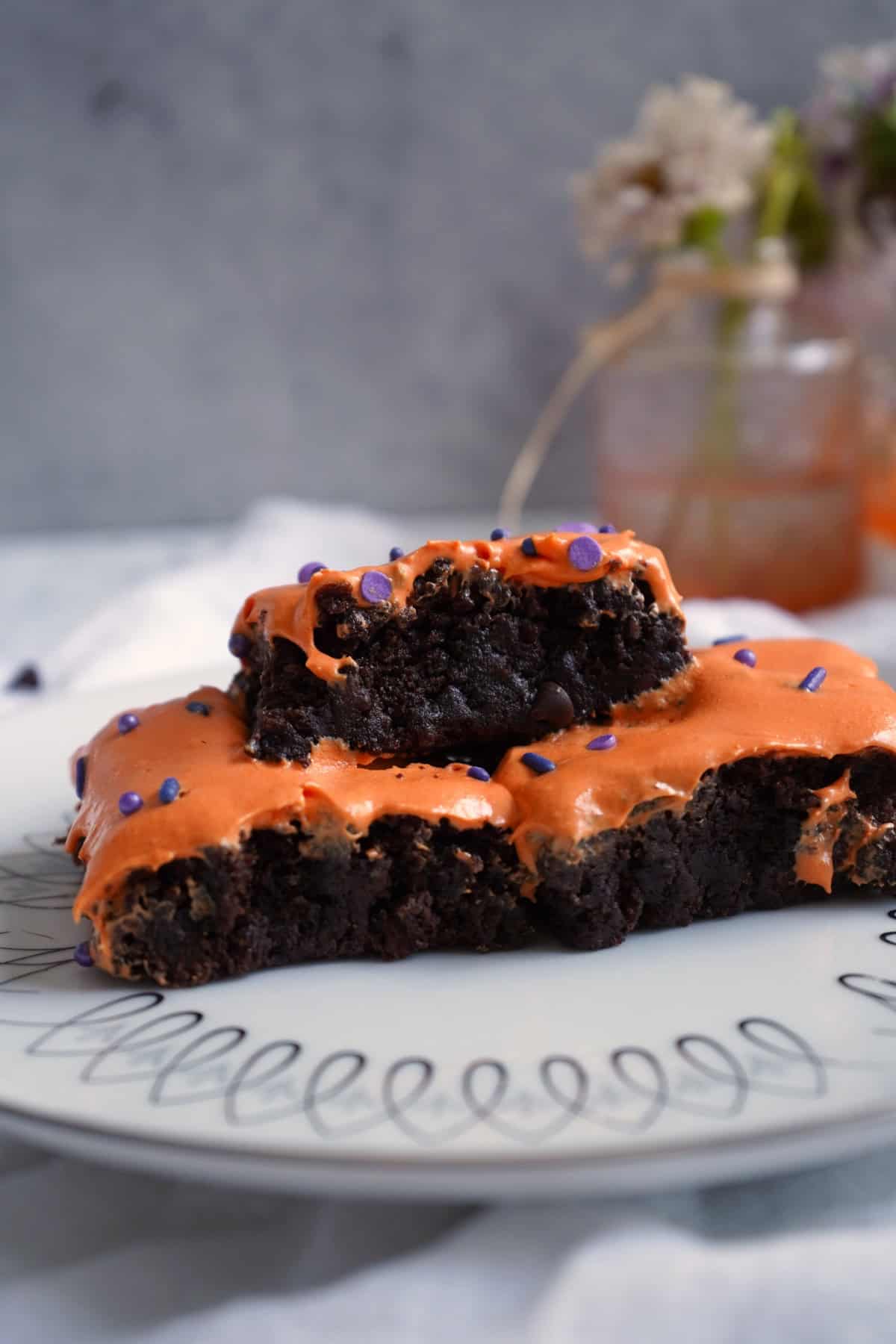 Shortcut Halloween Chocolate Brownies