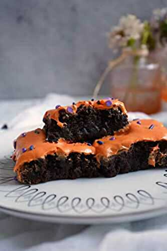Shortcut Halloween Chocolate Brownies