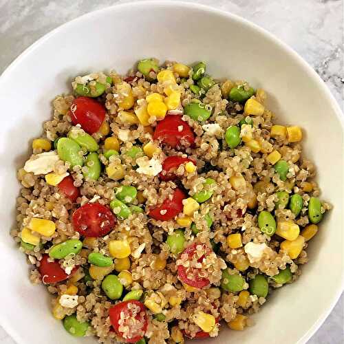 Quinoa Edamame Salad