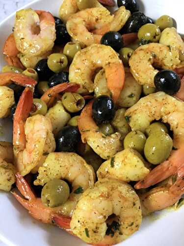 Marinated Shrimp and Olives