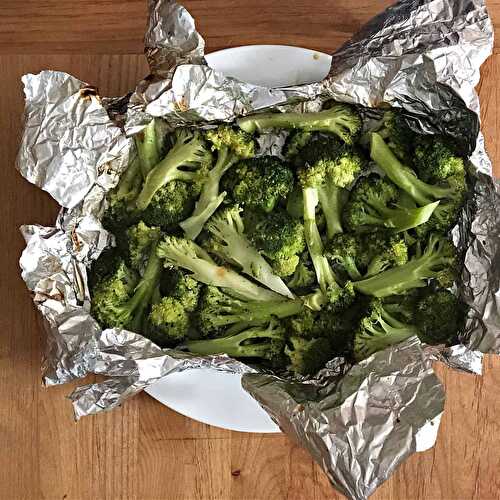 Grilled Broccoli in Foil