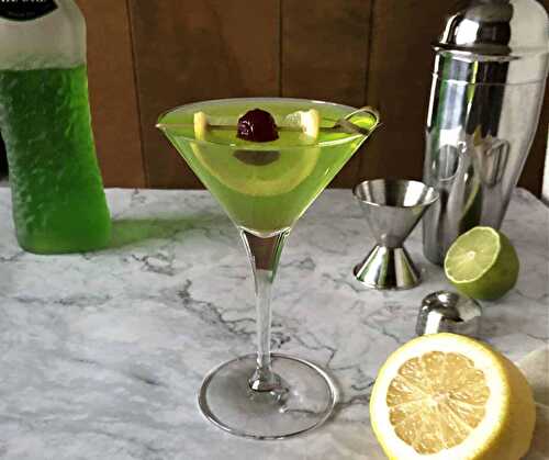Midori Sour Martini