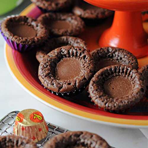 Peanut Butter Cup Brownie Bites