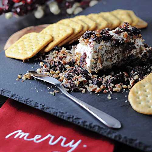 Cranberry Goat Cheese Log