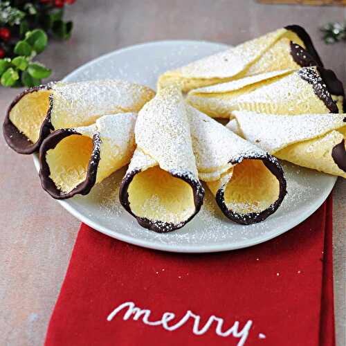 Krumkake Cookies (Krumkaker)