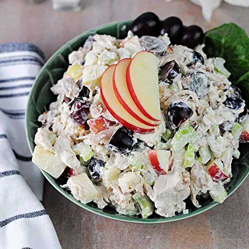 Chicken Waldorf Salad with Grapes