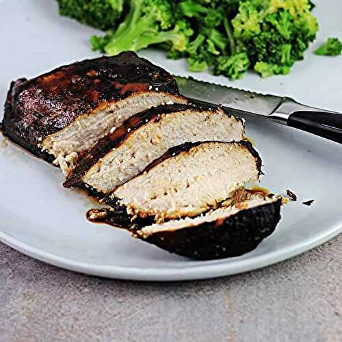 Balsamic Rosemary Chicken Breasts Pan Fried