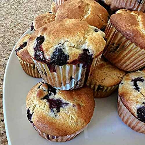Blueberry Muffins with Pancake Mix