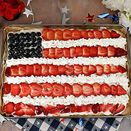 American Flag Fruit Pizza