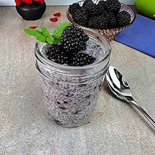 Blackberry Chia Seed Pudding
