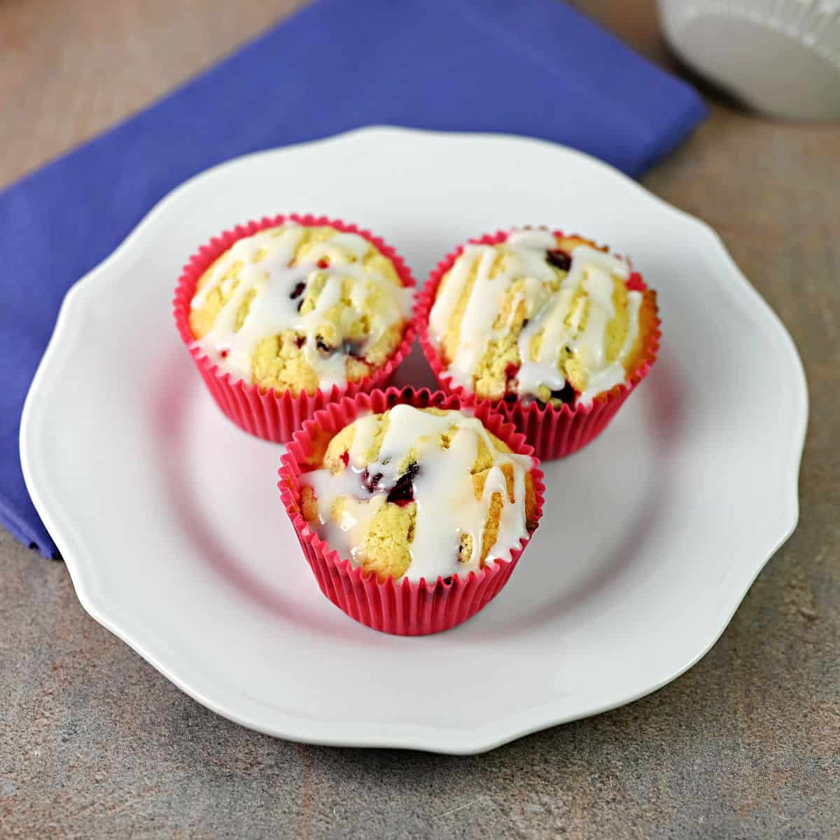 Cranberry Cream Cheese Muffins