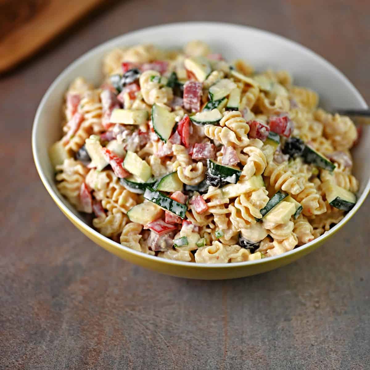Salami Pasta Salad
