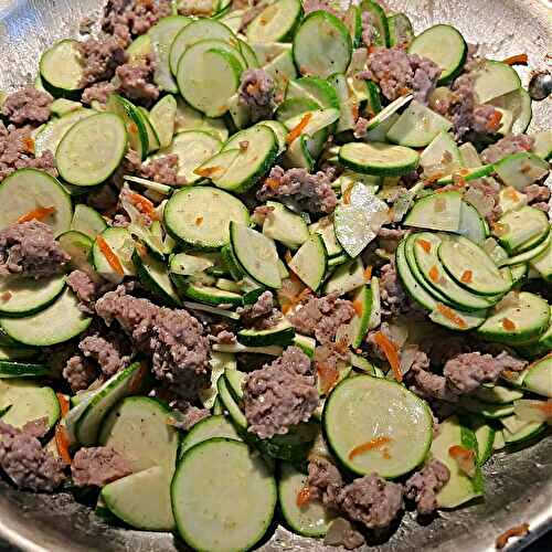 Zucchini Casserole with Sausage