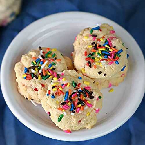 Funfetti Cake Mix Cookies