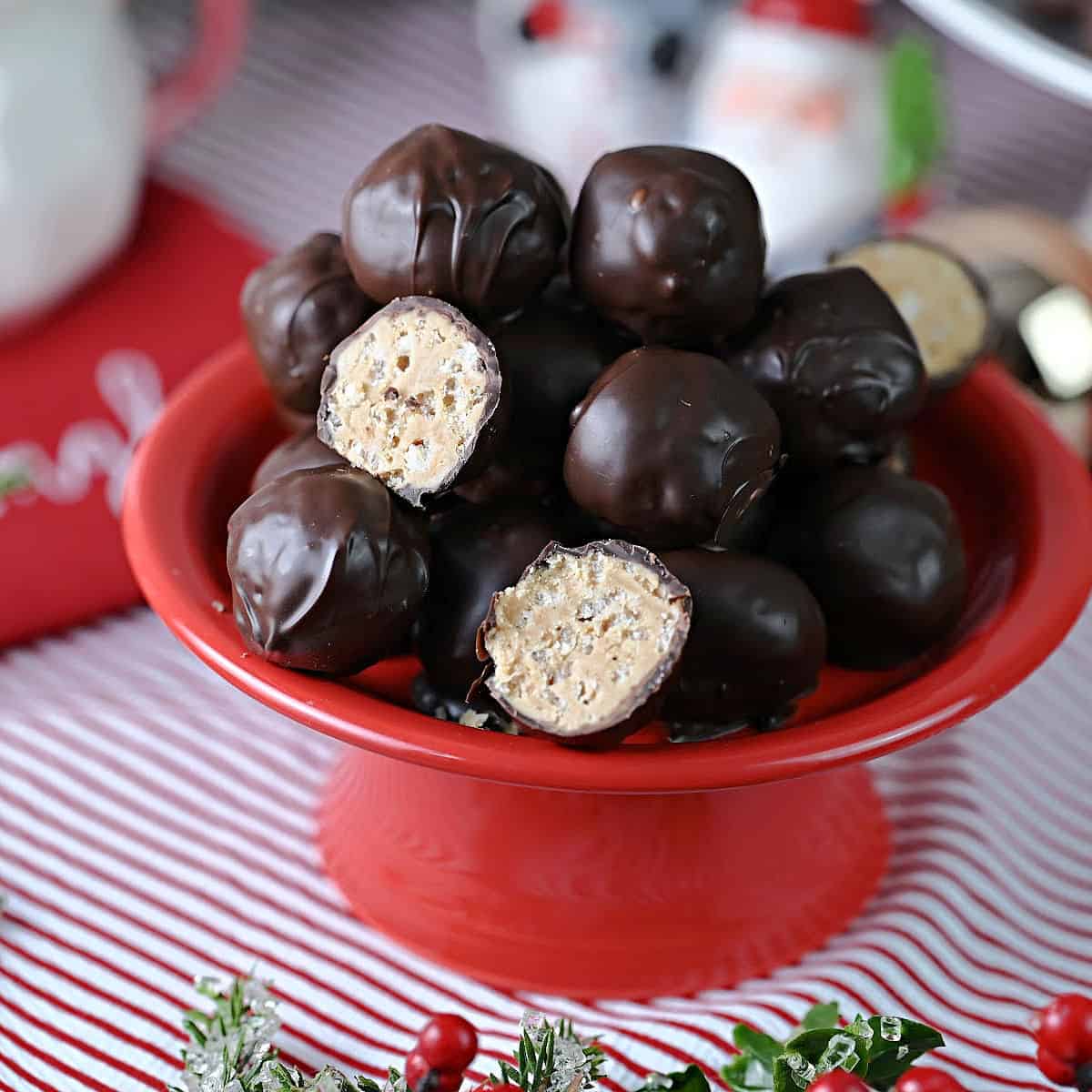 Peanut Butter Rice Krispie Balls
