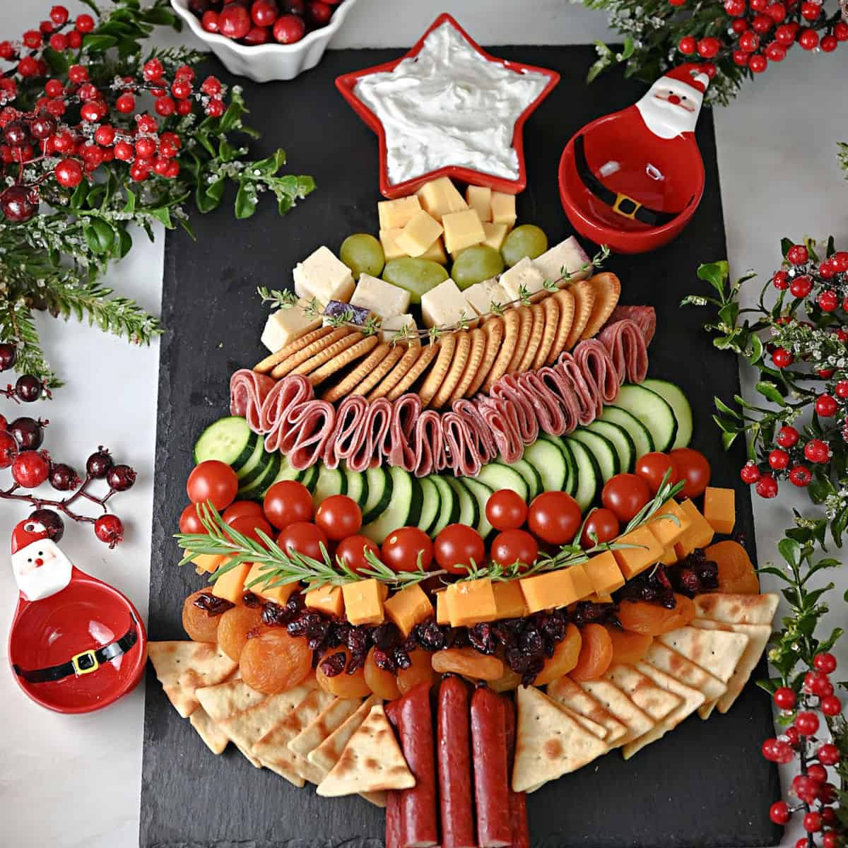 Christmas Tree Charcuterie Board
