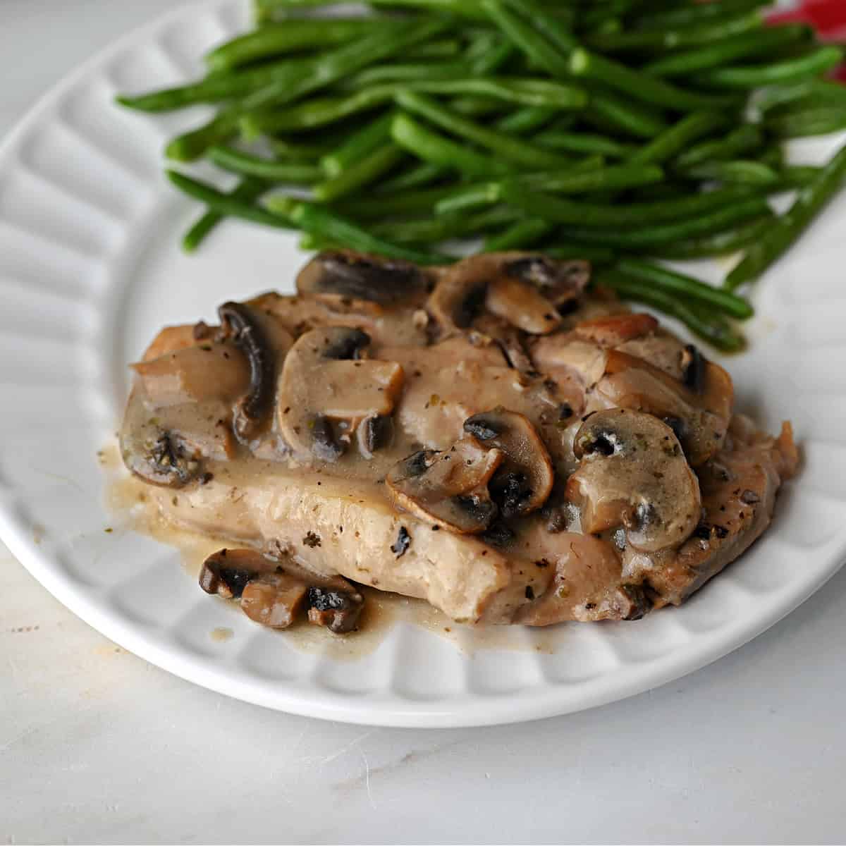 Baked Pork Chops in Mushroom Soup Gravy