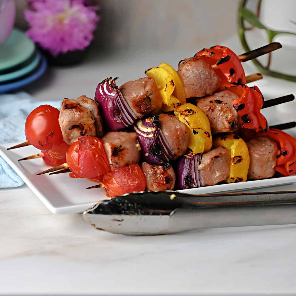 Marinated Pork Skewers