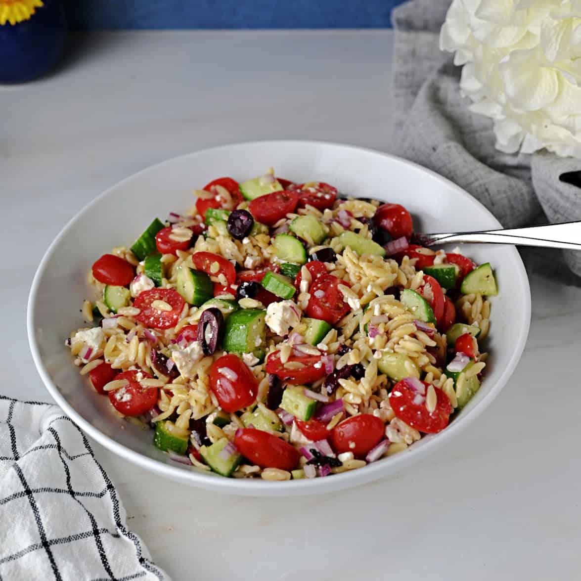 Greek Orzo Pasta Salad