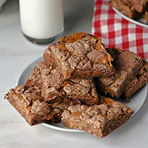 Caramel Stuffed Brownies