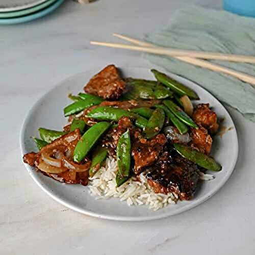 Pork Stir Fry with Sugar Snap Peas
