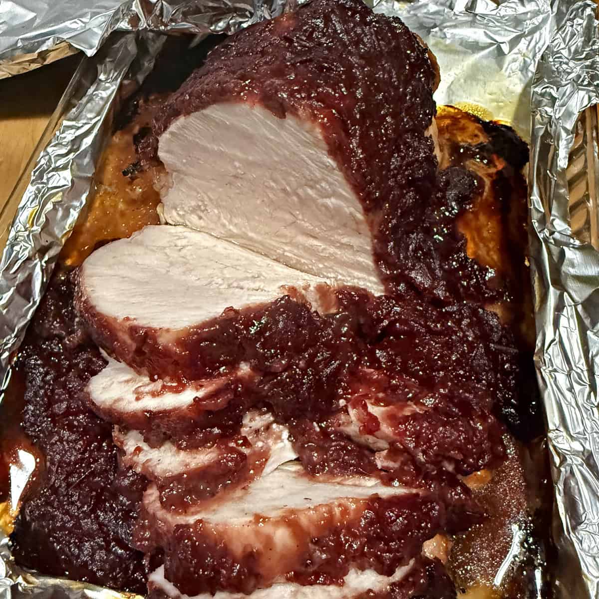 Cranberry Glazed Turkey Breast