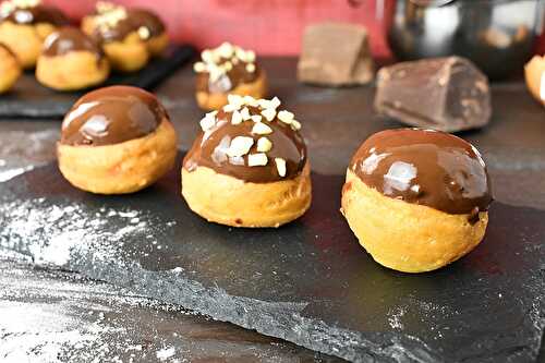 Chocolate dipped healthy donuts recipe in fun bite size