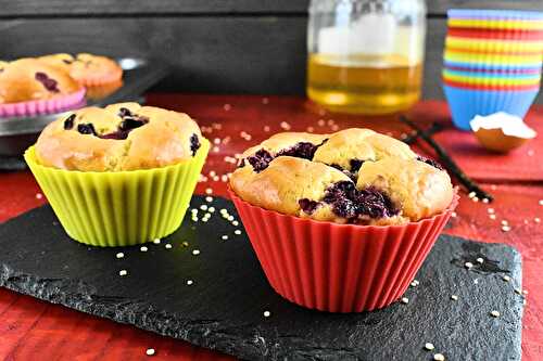 Quinoa Muffin Recipe with Raspberry