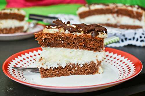 Chocolate coconut cake – Mounds cake – Bounty cake