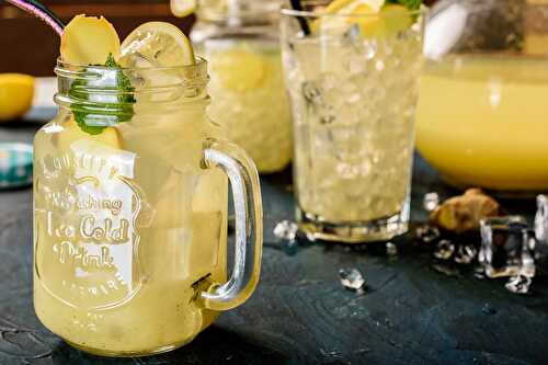 Ginger Drink - Ginger Lemonade Recipe