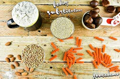 Baking Substitution List - SunCakeMom