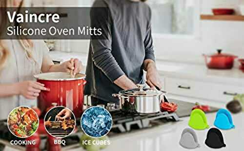 Heat Resistant Silicone Oven Mitts