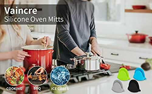 Heat Resistant Silicone Oven Mitts