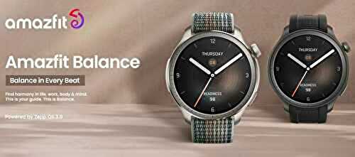 Fitness & Health Tracker – Amazfit Balance Smartwatch