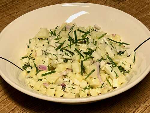 Apple-potato salad